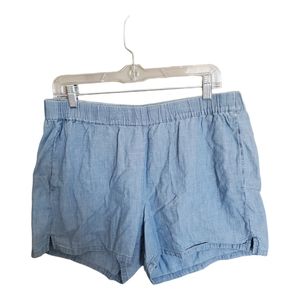 Madewell Chambray Pull-On Shorts